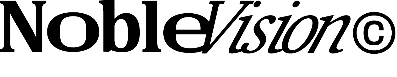 logo header page home noble vision agency branding